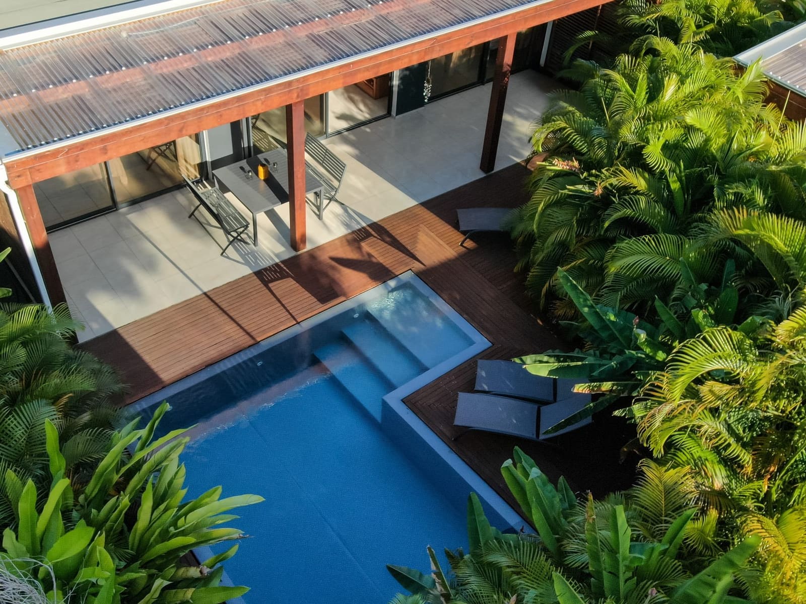 Photo immobilière professionnelle — villa en Guadeloupe