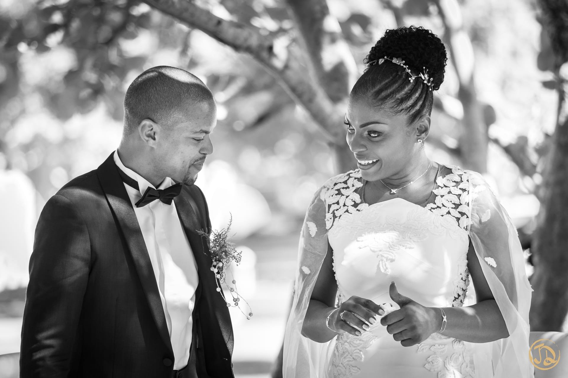 Échange des alliances lors de la cérémonie