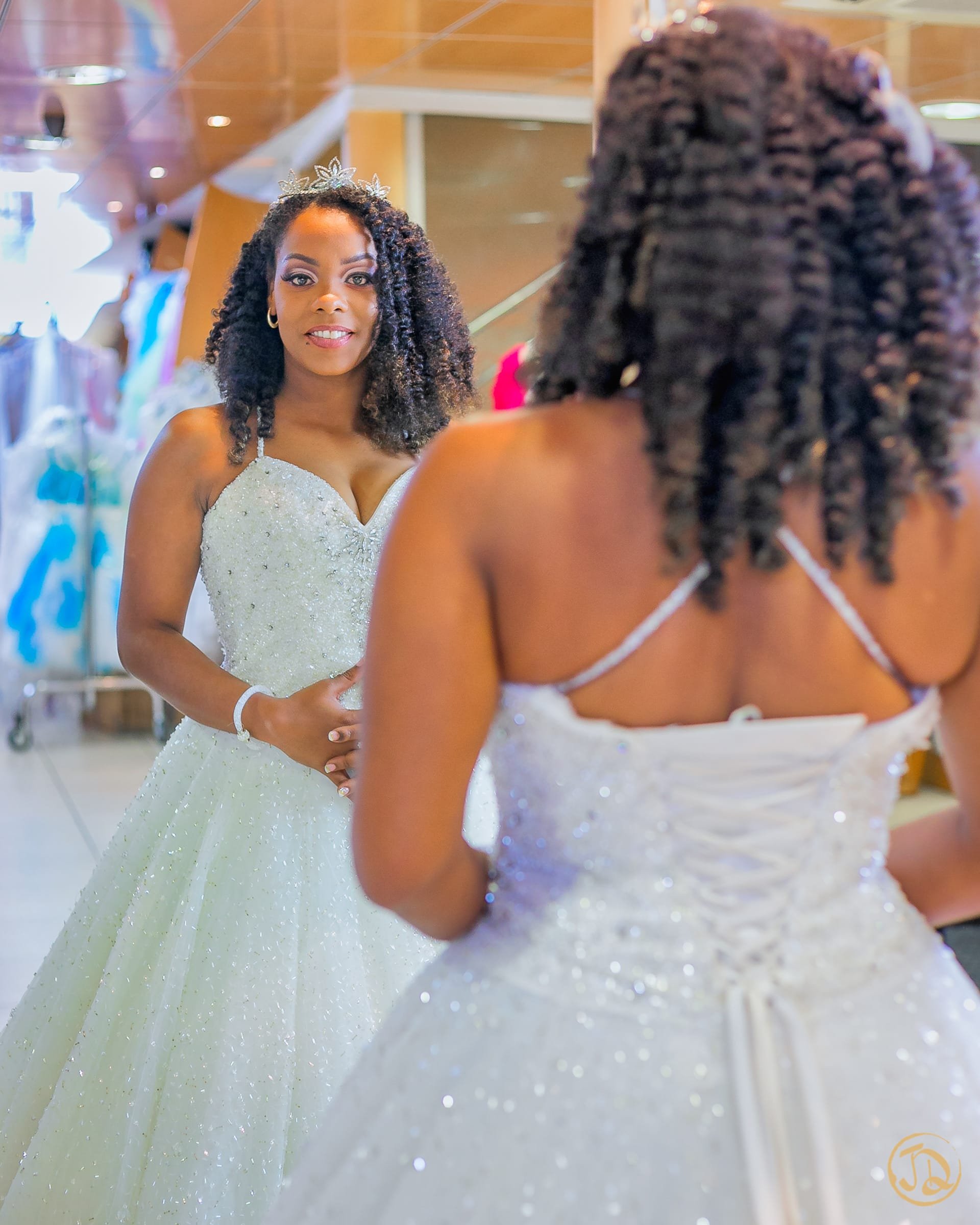 Préparatifs de la mariée